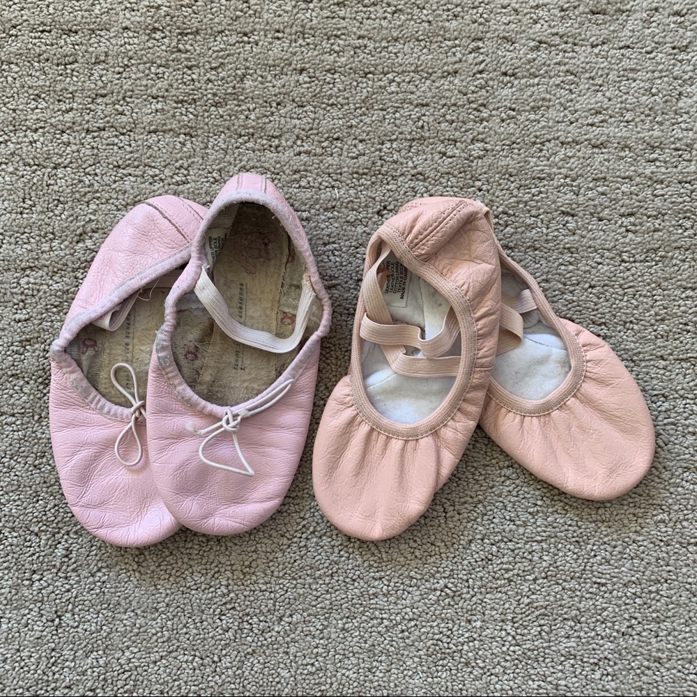 Lot of 2 Kids Bloch ballet shoes
